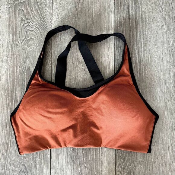 Victoria's Secret PINK Ultimate High Impact Sports Bra Chestnut Spice Brown Sz S - Picture 7 of 8